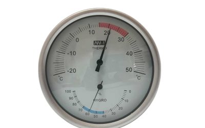 TH1132 Termohigrometro Análogo Inox 5