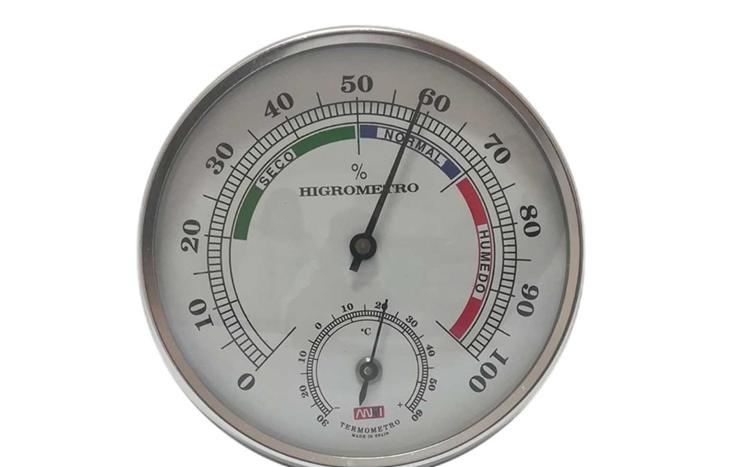 Termo higrómetro análogo caratula de 5” Modelo 3138 Marca Anvi