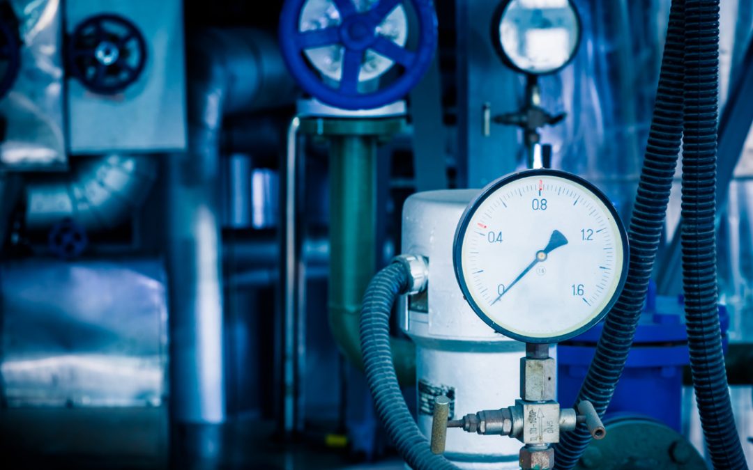 Manómetro de glicerina antivibración industrial