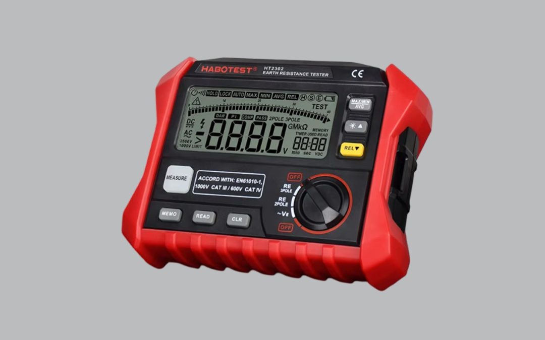Telurómetro resistencia tierra para seguridad y control eléctrico