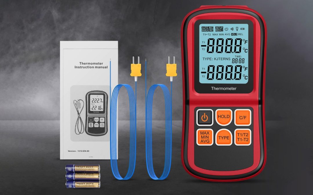 Termómetro digital industrial para medición precisa en procesos productivos