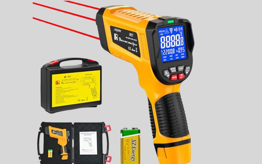 Termómetro profesional industrial para medición confiable