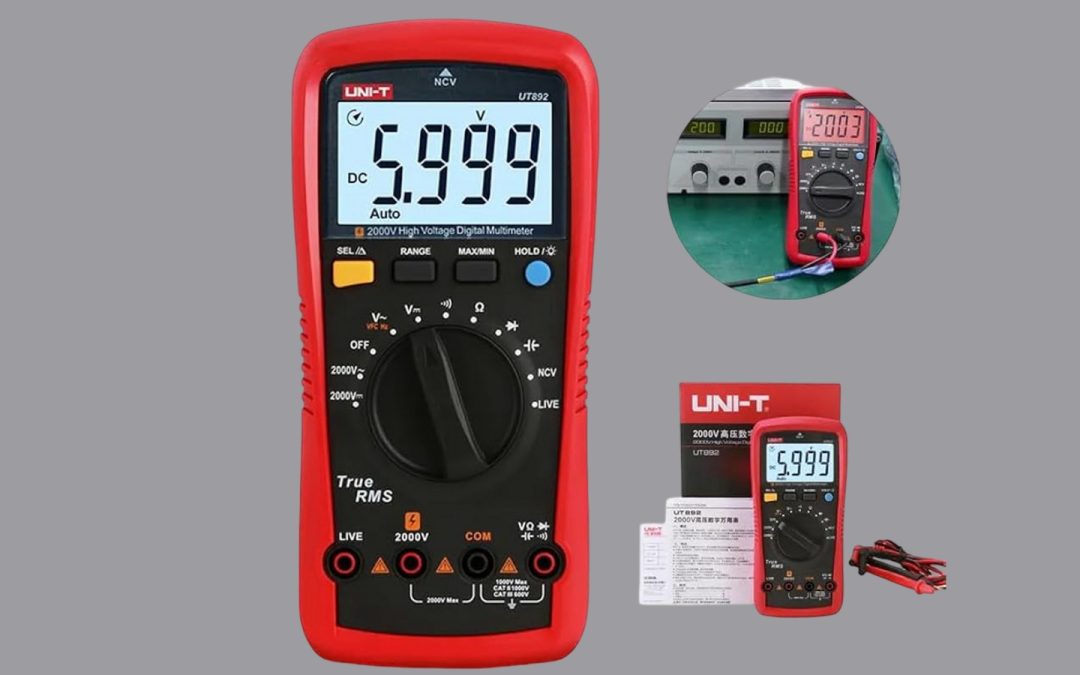 Tecnología avanzada con pinza voltiamperimétrica digital