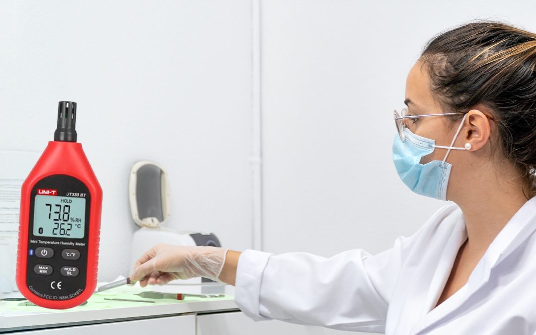 Precisión garantizada con termómetro digital para laboratorio