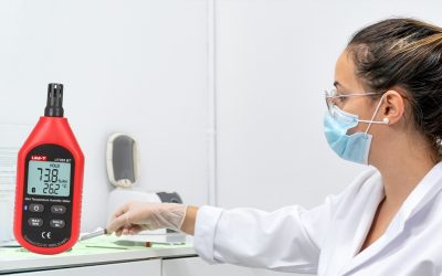 Precisión garantizada con termómetro digital para laboratorio
