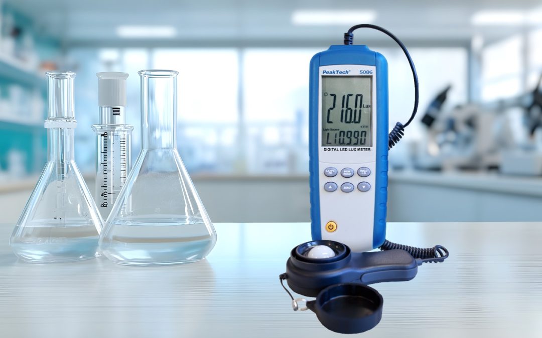 Aparato medir luminosidad para control preciso